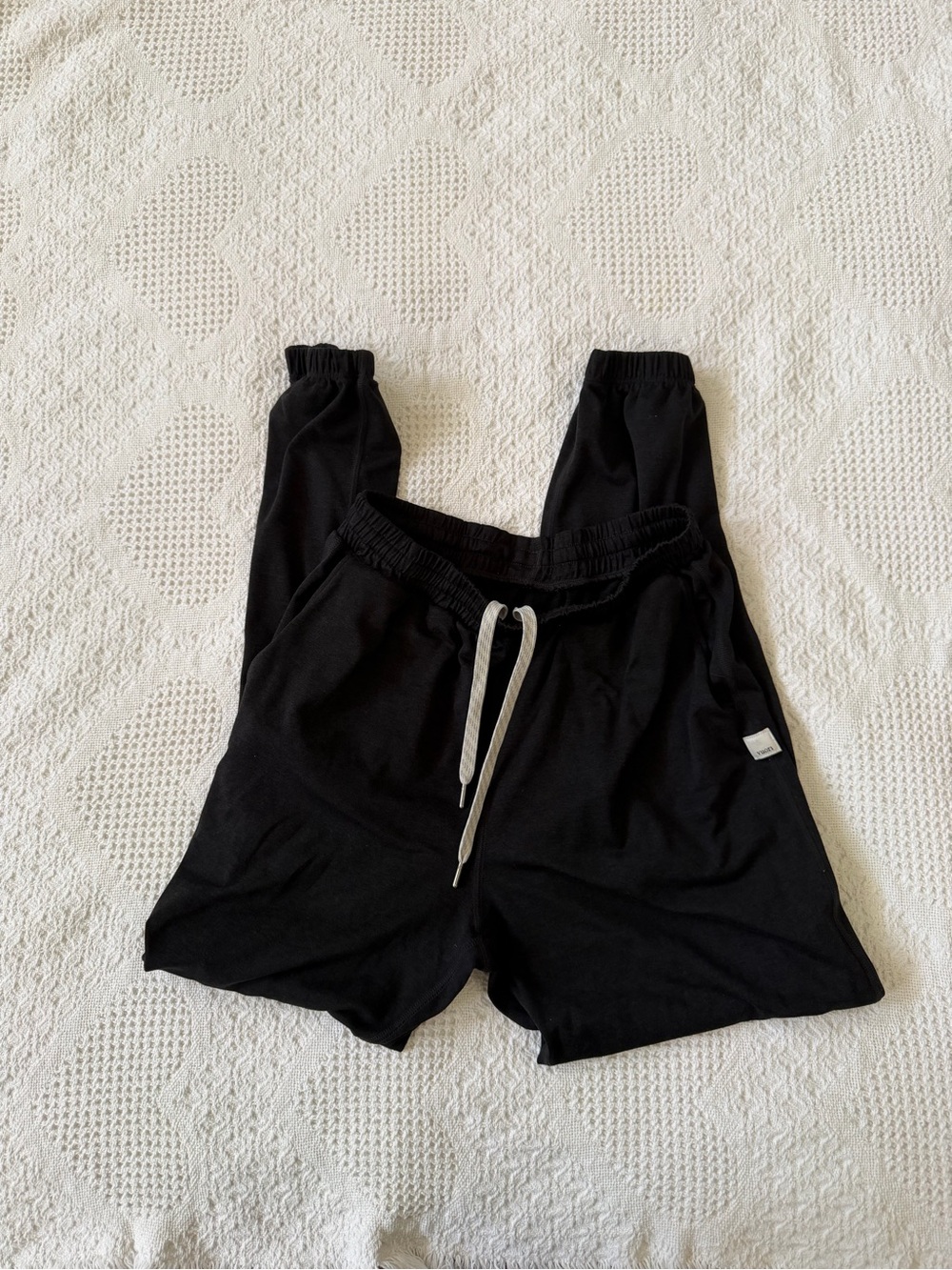 Vuori Black Drawstring Lounge Pants